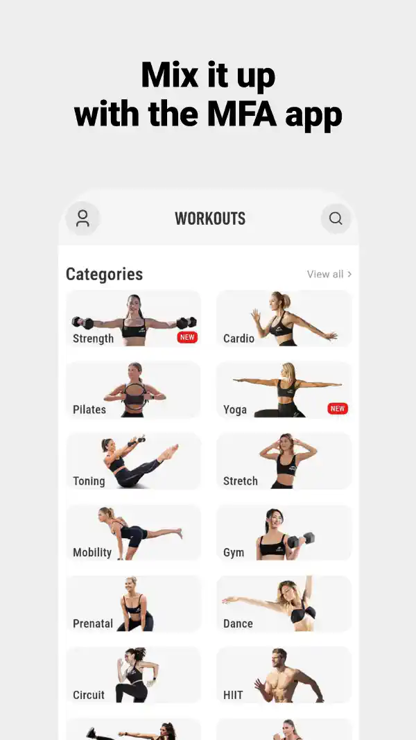 MFA app screenshot